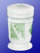 Picture of Jar with etching design 100 g green