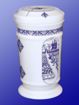 Picture of Jar with etching design 500 g blue